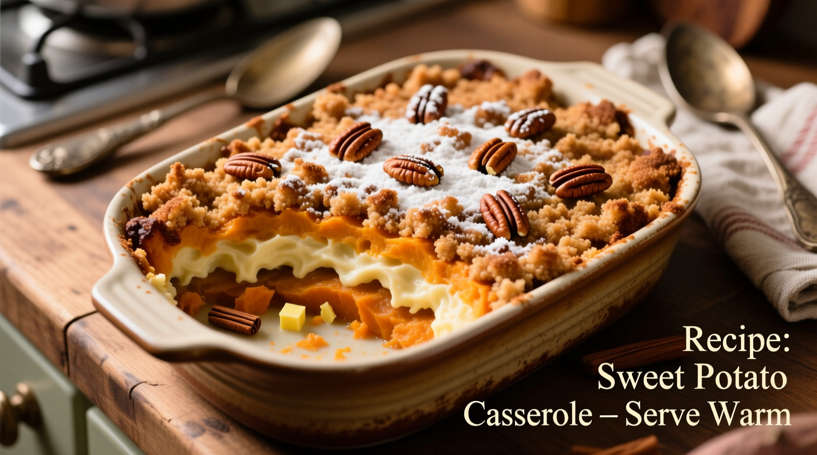 Perfect Sweet Potato Casserole Recipe: Creamy & Crunchy