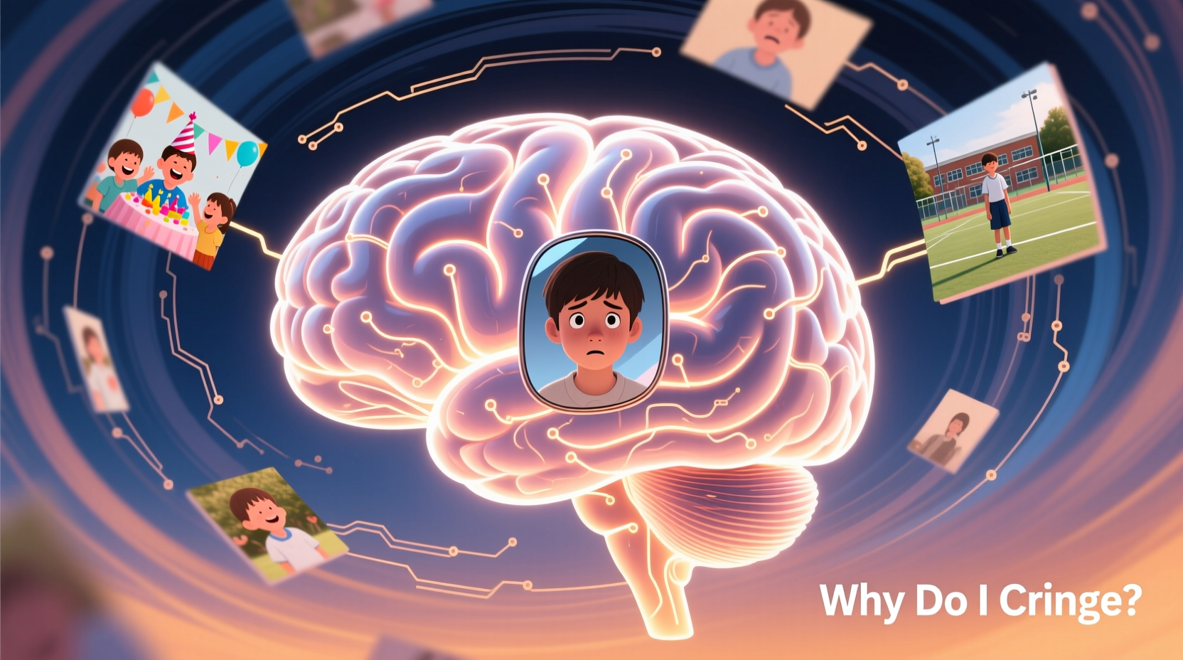 why do i cringe at old memories understanding the brains replay loop