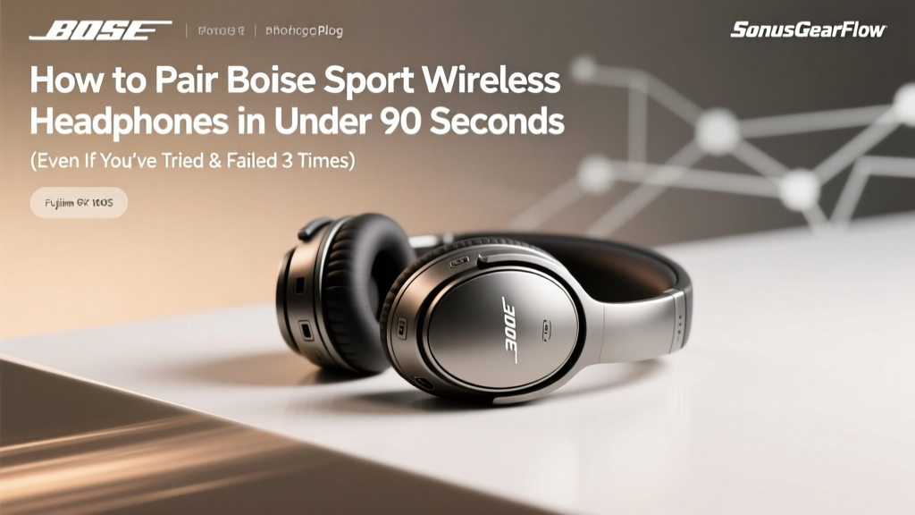 Bose Sport Earbuds Pairing Guide (2026)