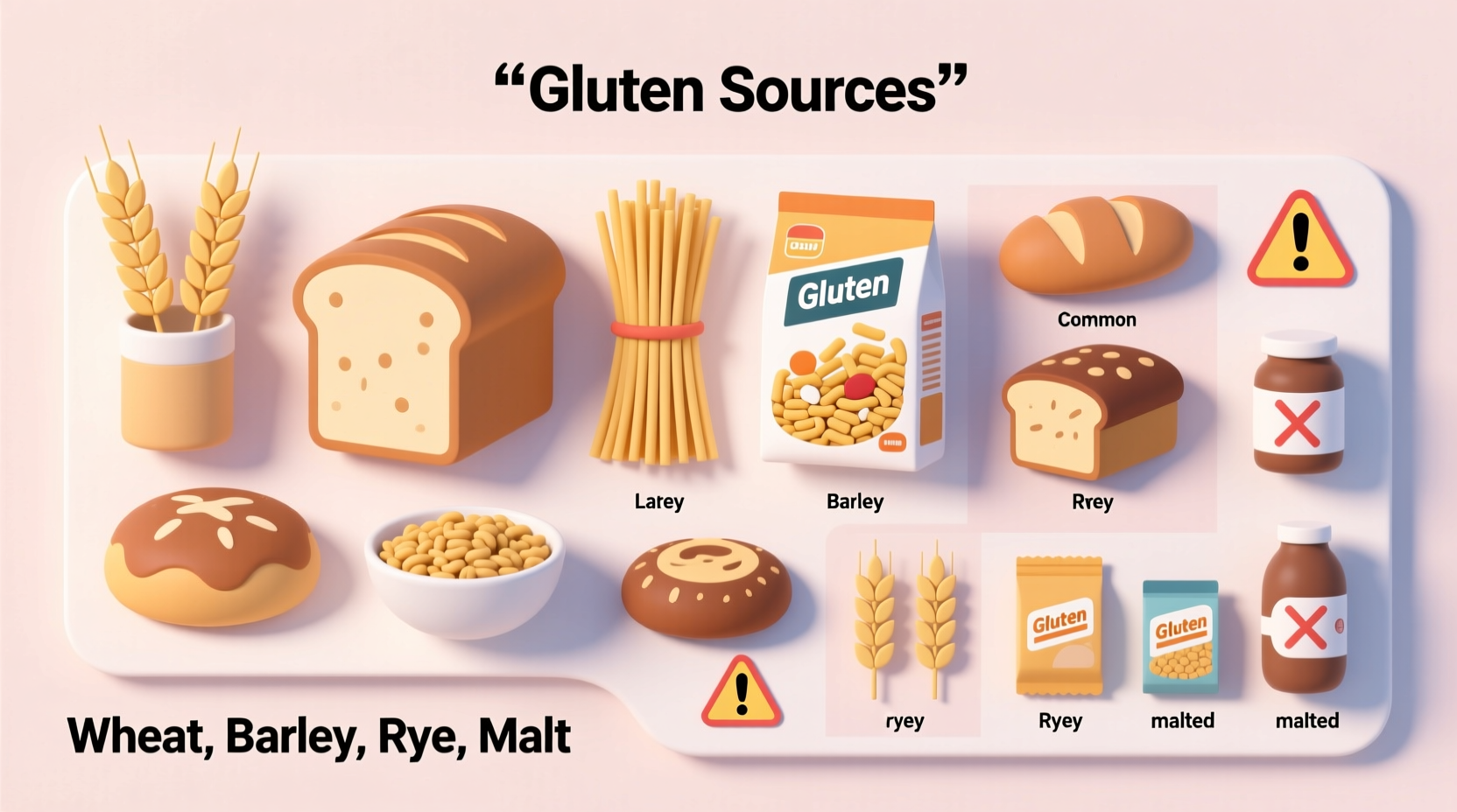 what foods contain gluten