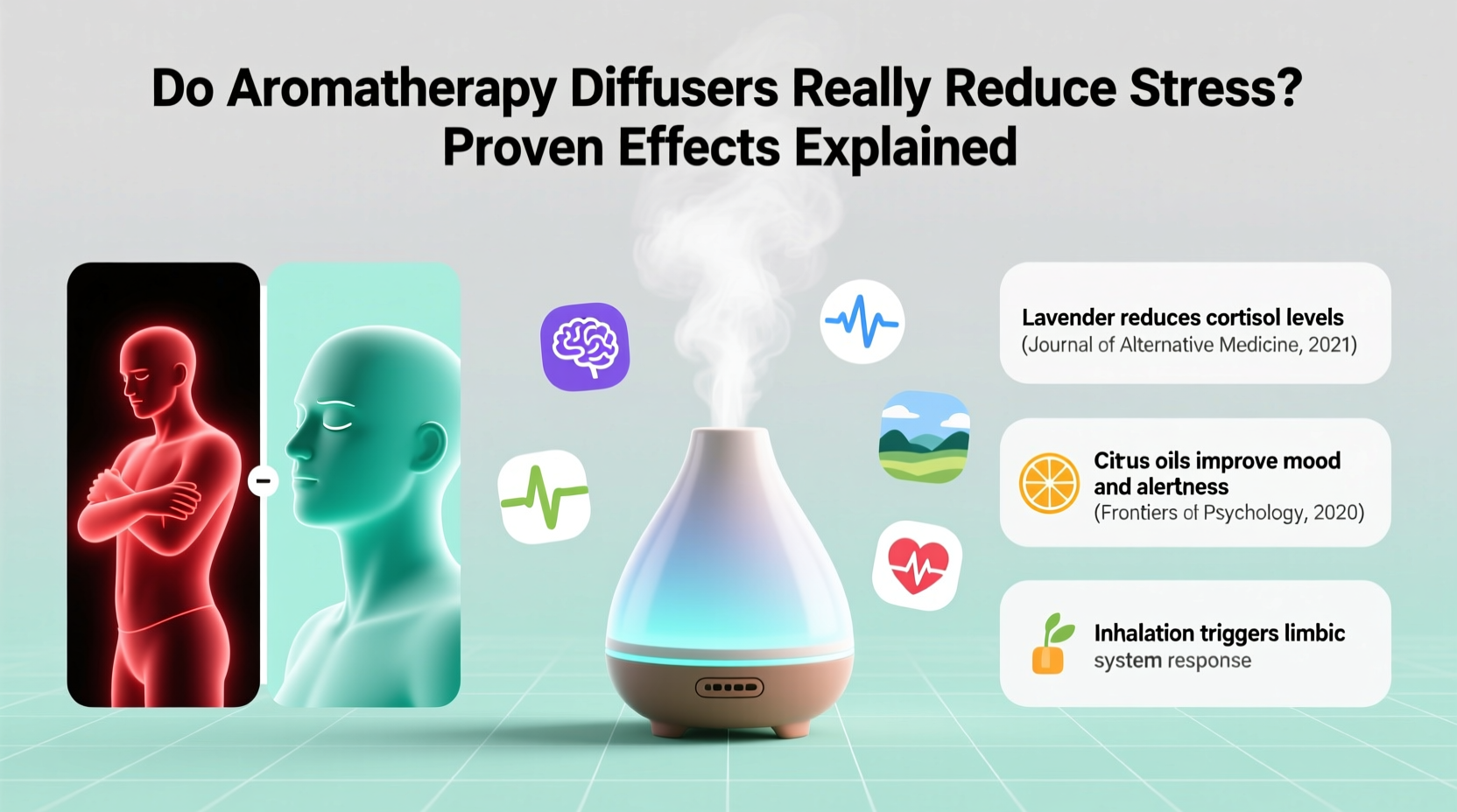 do aromatherapy diffusers really reduce stress proven effects explained