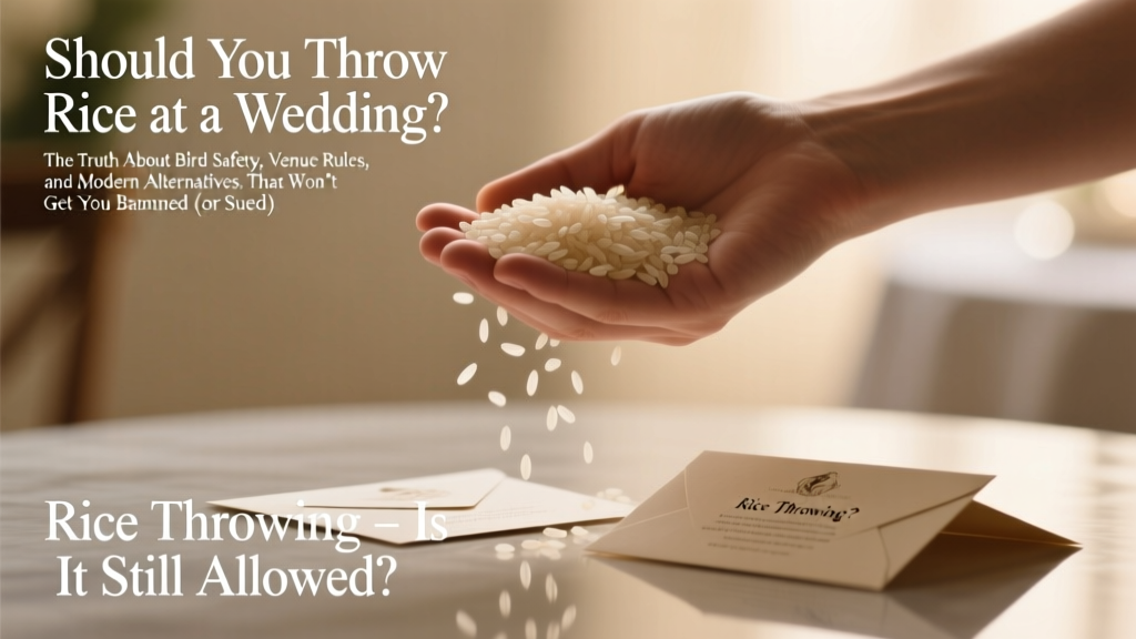 Throw Rice at Weddings? Bird Safety, Rules & Alternatives