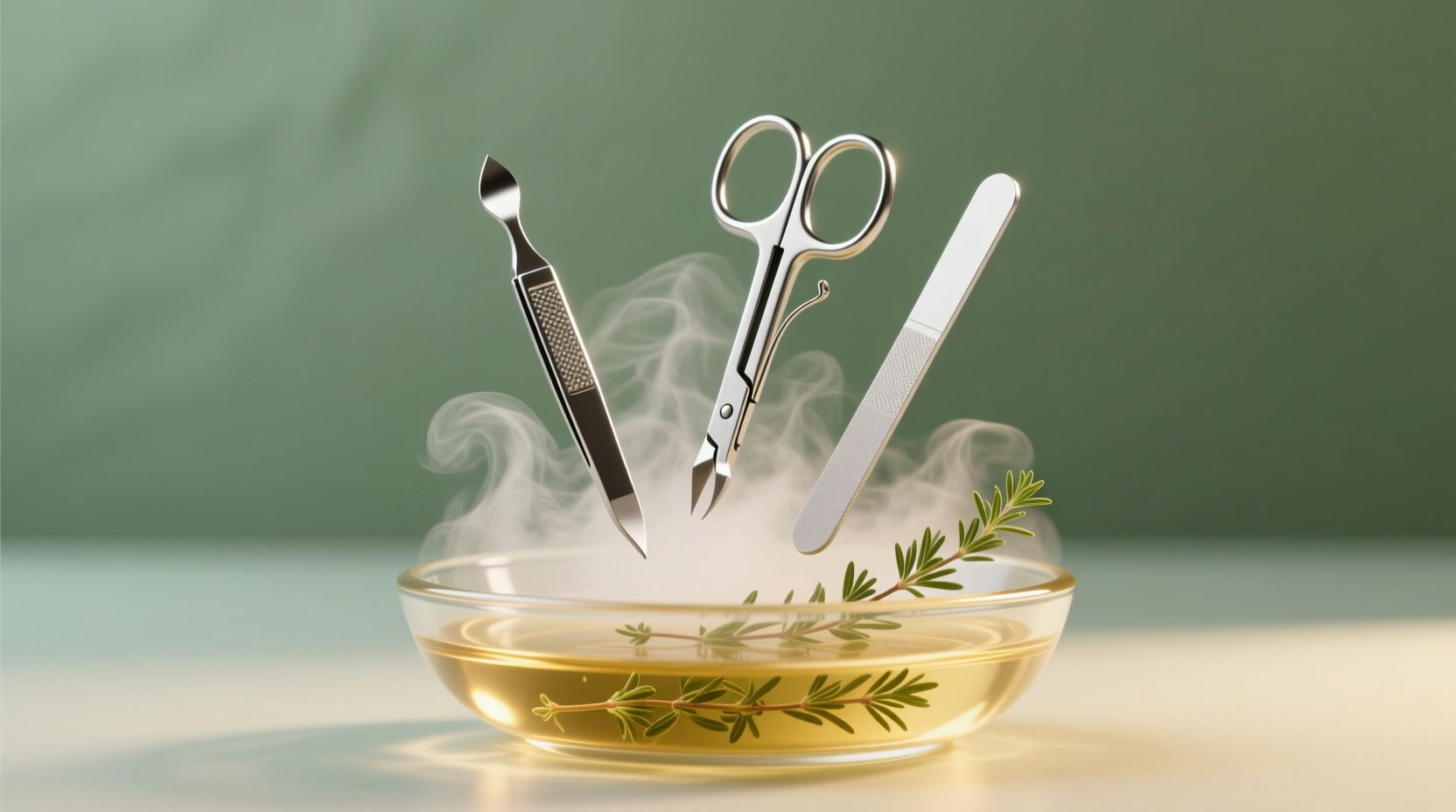 eco friendly cleaning tips thyme steam for nail tools