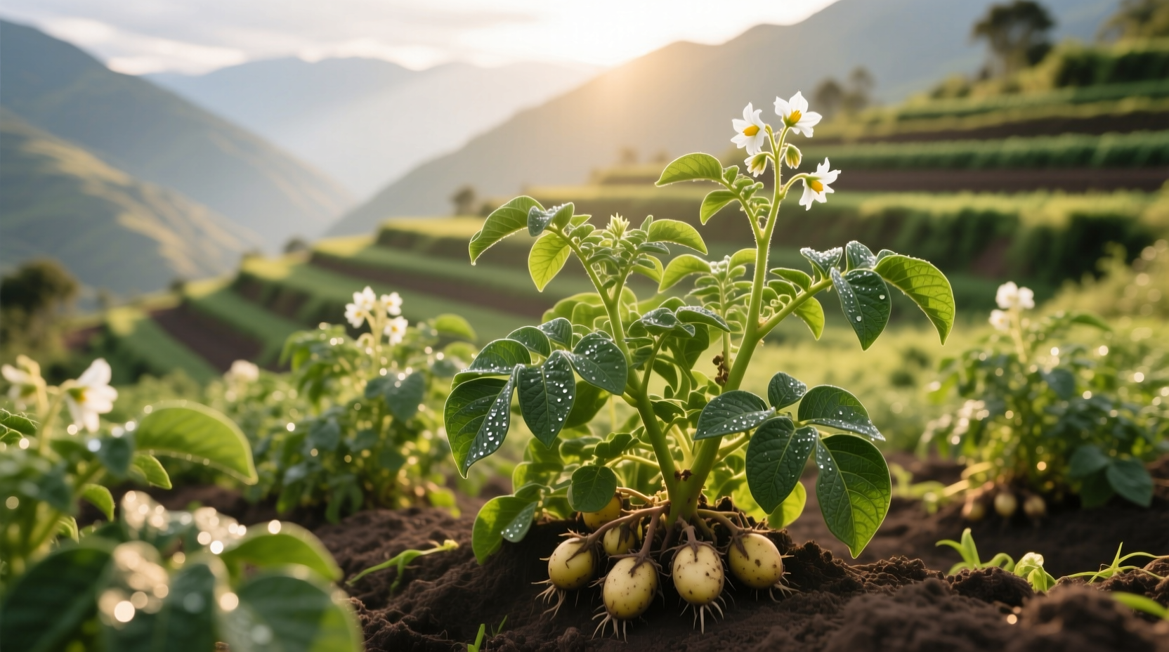 potato plants