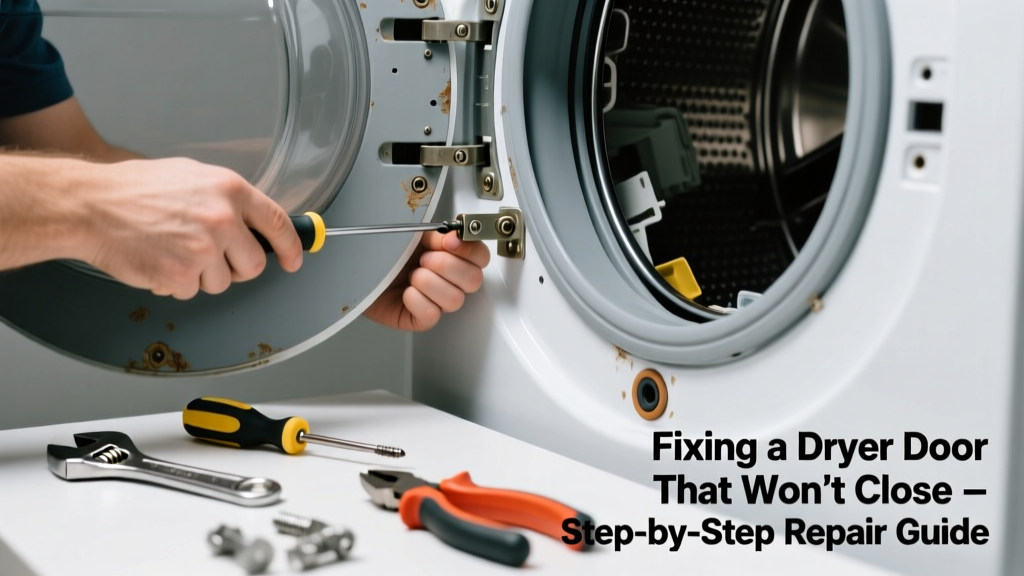 Fixing a Dryer Door That Won’t Close & Makes Noise
