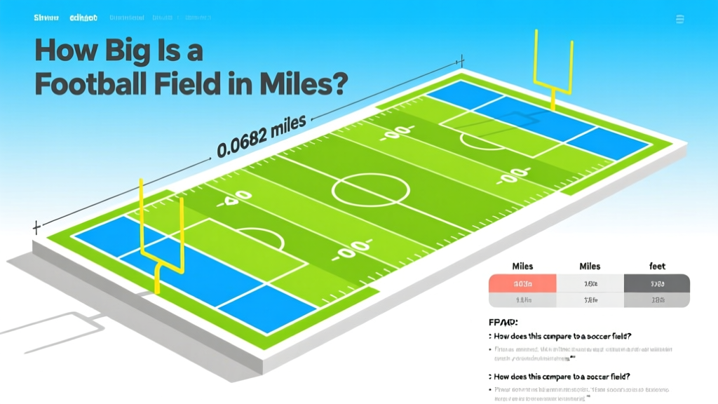 How Big Is a Football Field in Miles?