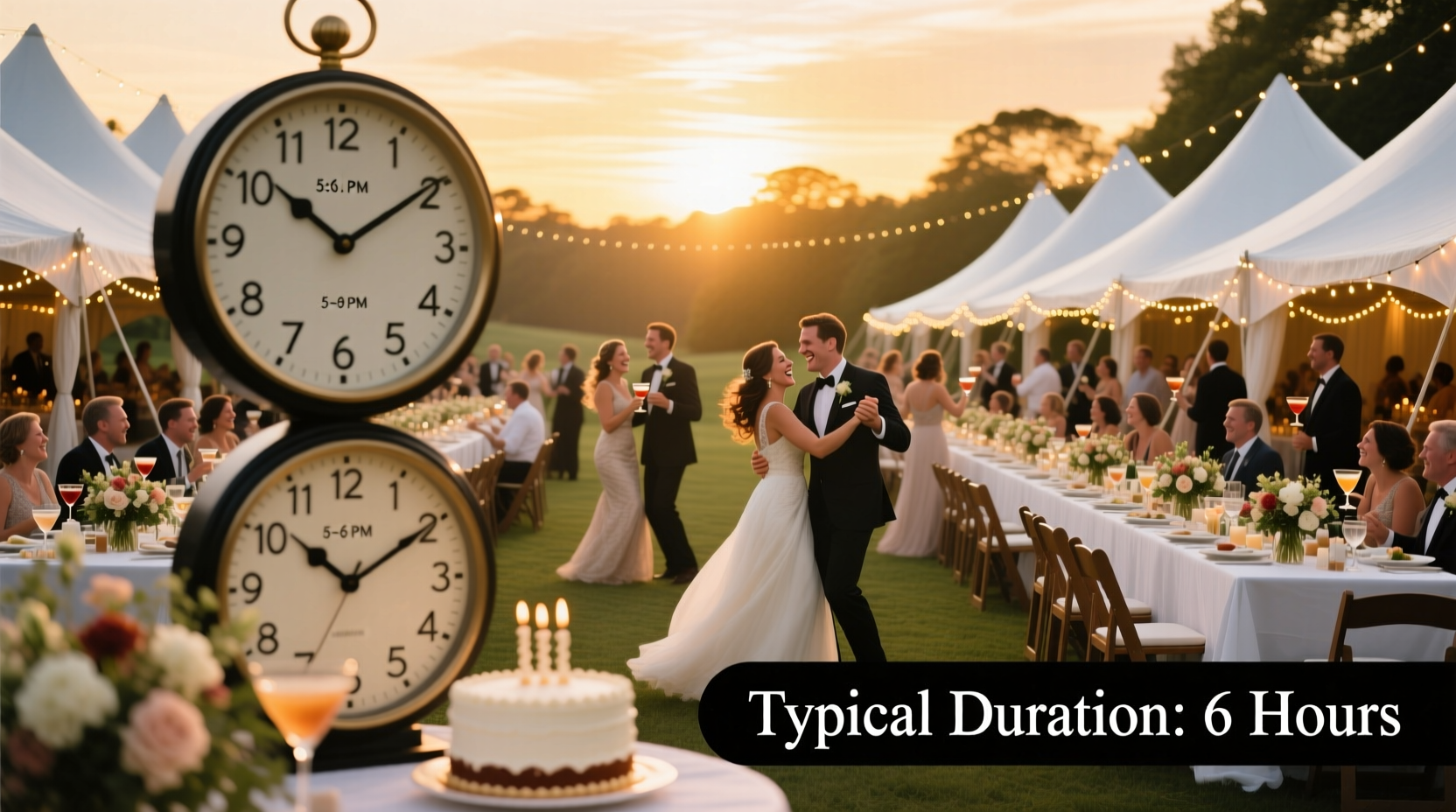how long do wedding receptions last