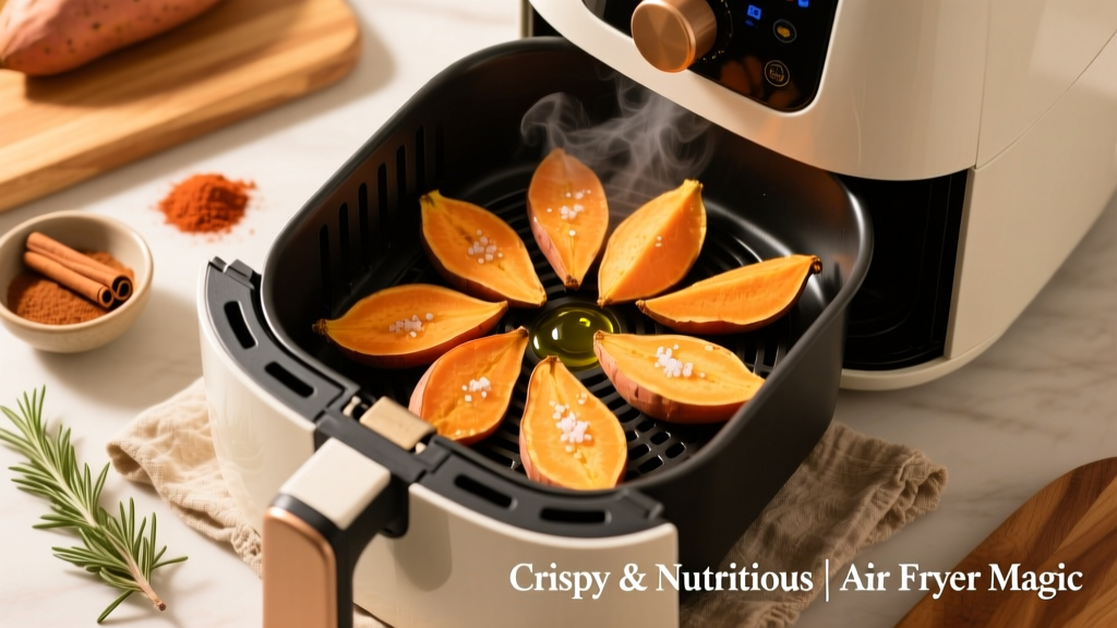 Crispy Sweet Potato Air Fryer Recipes (Healthy!)