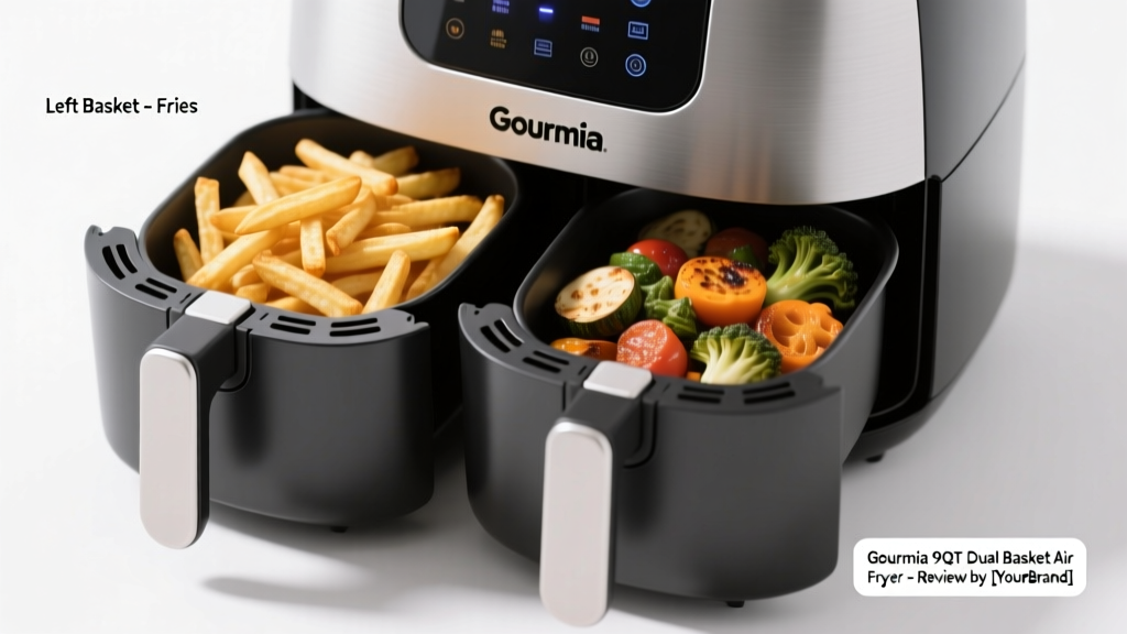 Gourmia 9-Quart Dual Basket Air Fryer Review