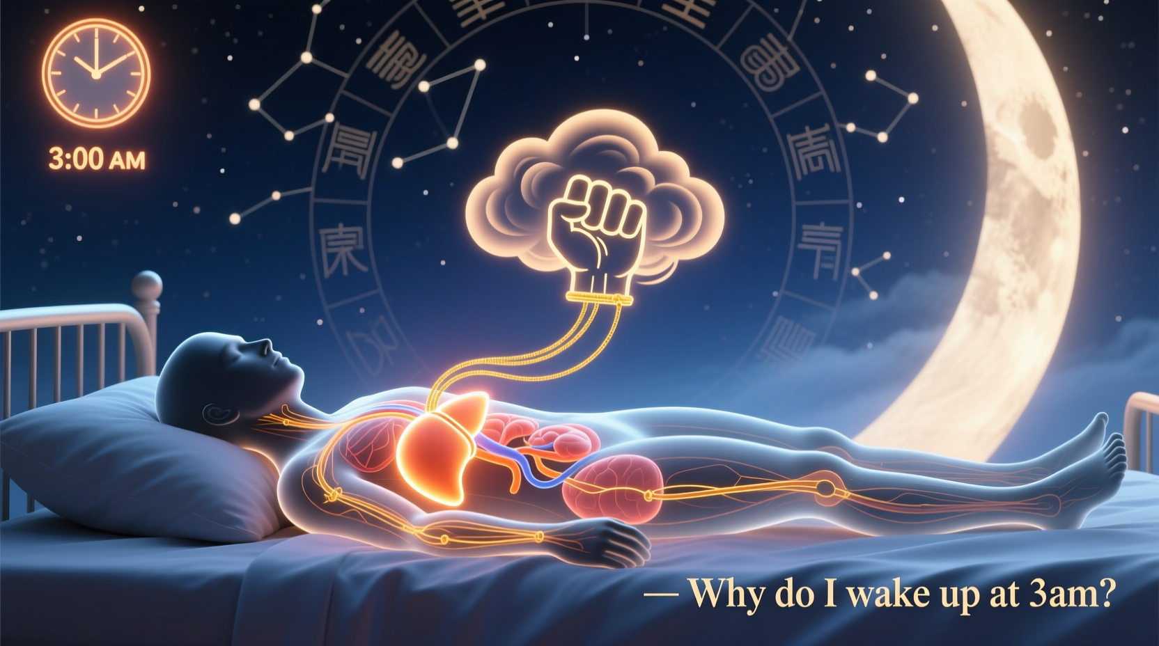 Why Do I Wake Up At 3am The Liver Cycle And Stress Connection