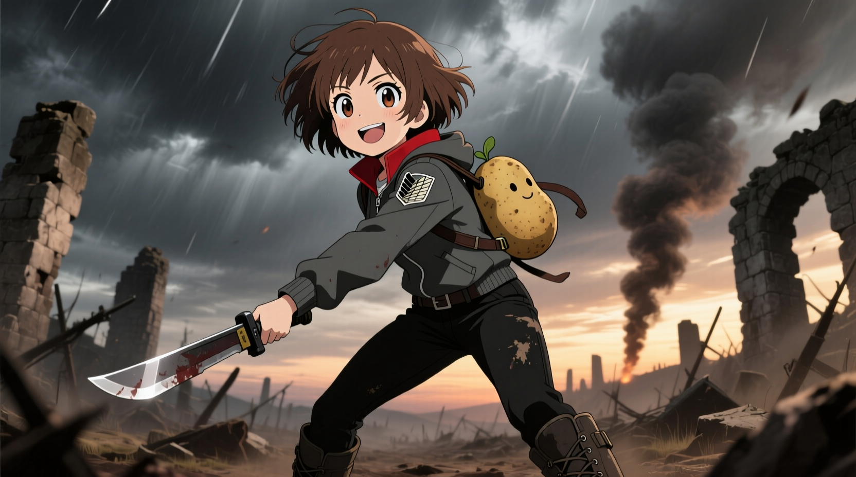 potato girl aot