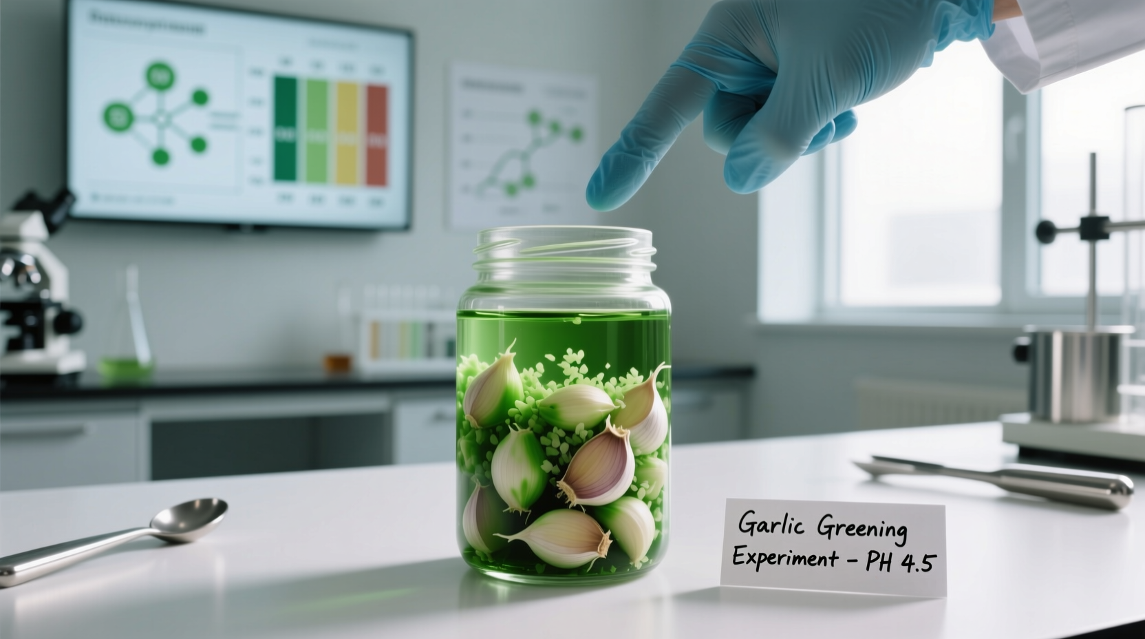 ask the food lab why does my garlic turn green