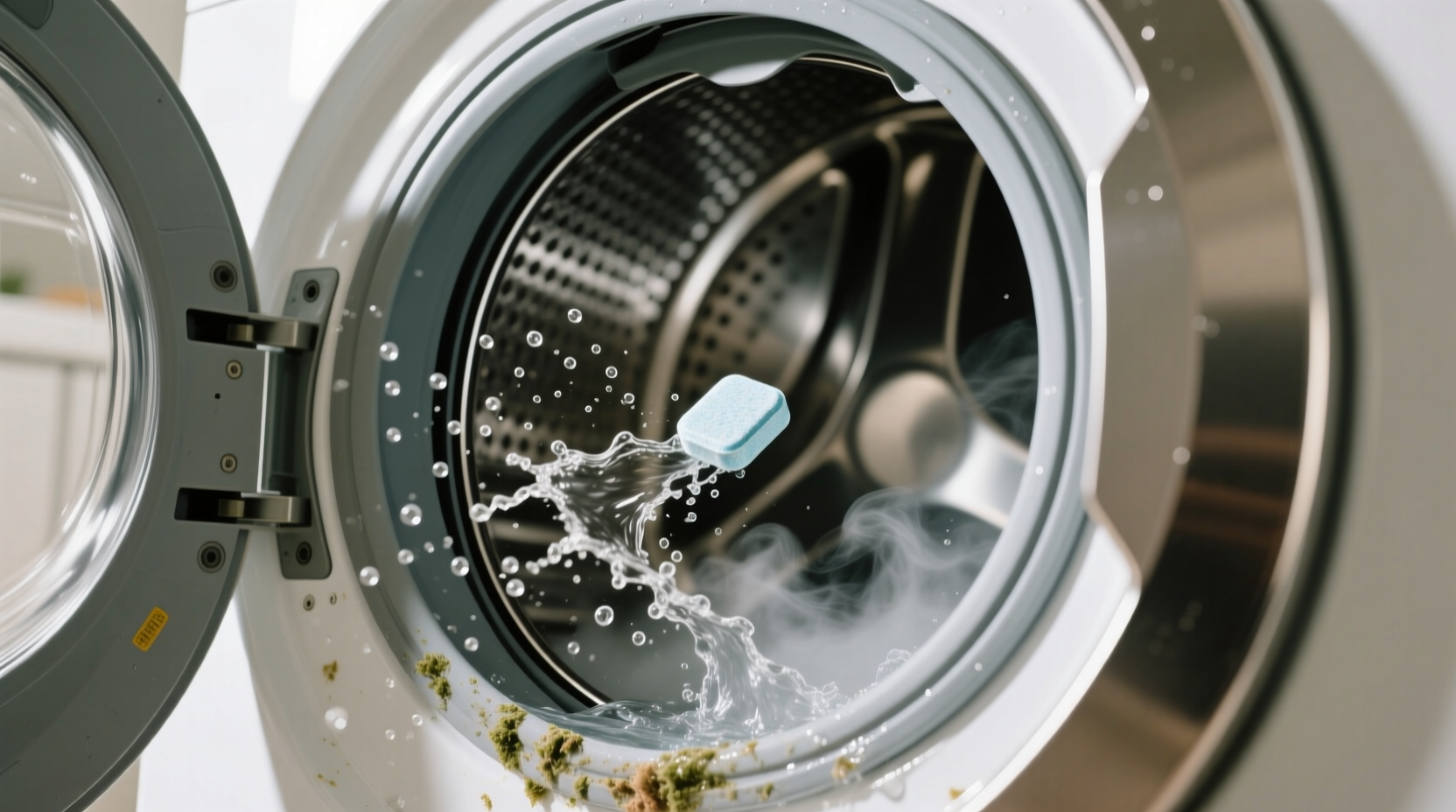 how to deep clean a front load washer drum