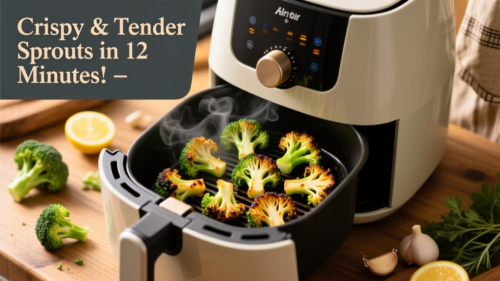 How to Cook Sprouts in an Air Fryer (Crispy & Tender!)