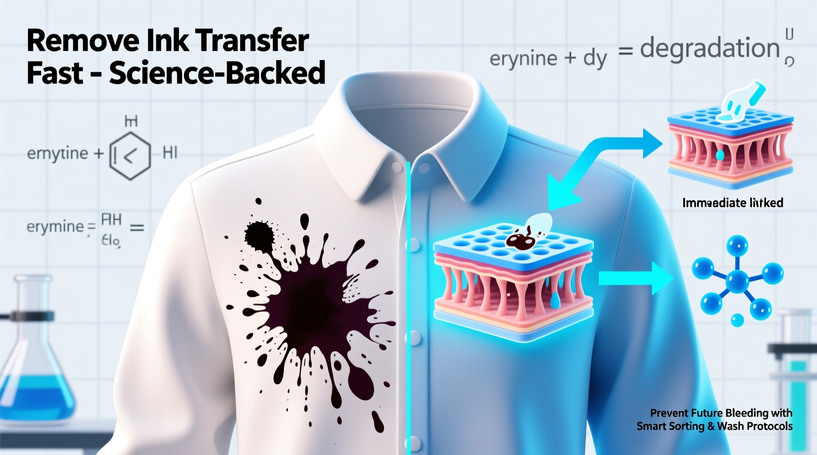 how to remove ink transfer from laundry