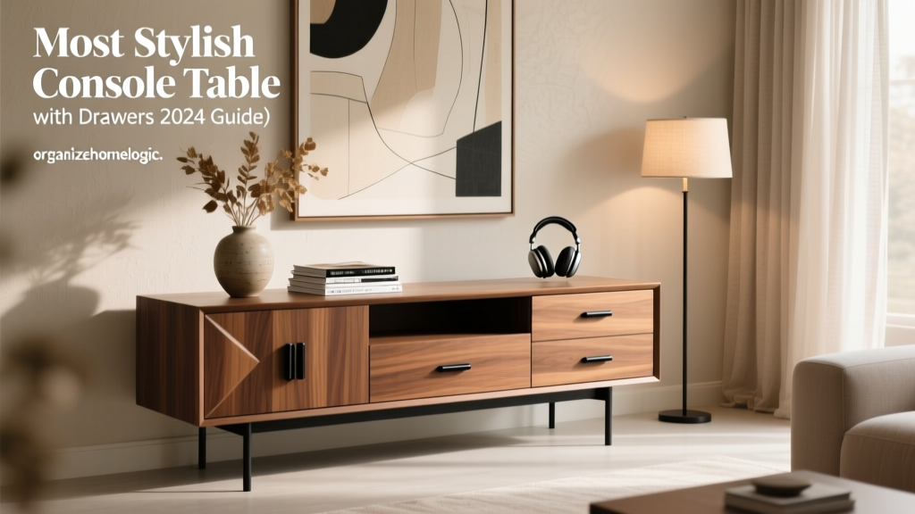 Most Stylish Console Table with Drawers (2024 Guide)