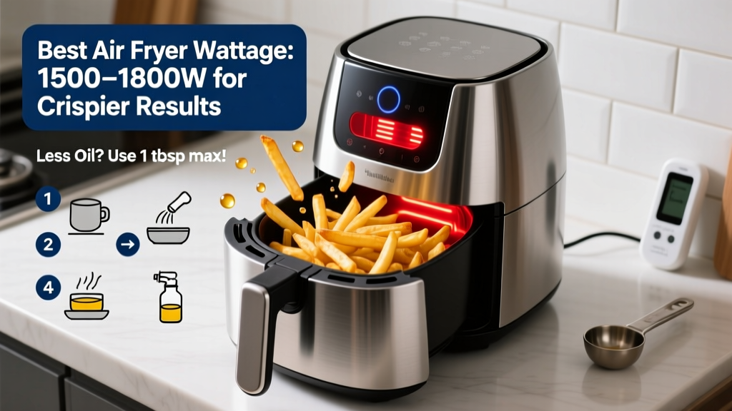 Best Air Fryer Wattage: Crispy Results, Less Oil