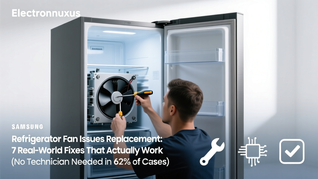 Samsung Refrigerator Fan Issues Replacement: 7 Real-World Fixes That Actually Work (No Technician Needed in 62% of Cases)