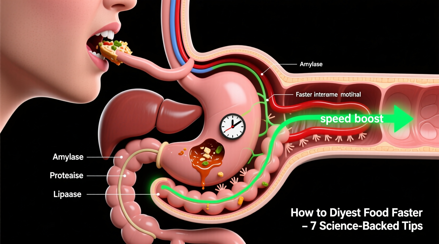 how do you digest food faster