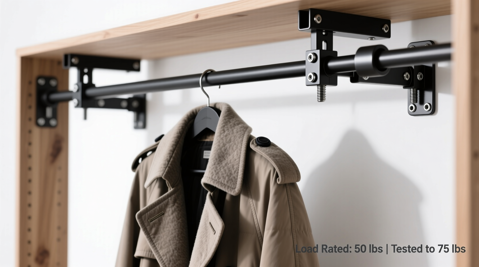 closet rod extenders do they hold heavy coats