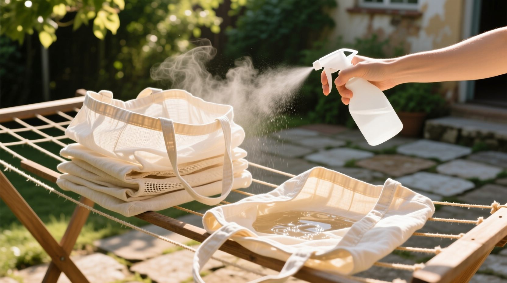 how to deodorize reusable grocery totes
