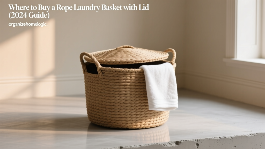 Where to Buy a Rope Laundry Basket with Lid (2024 Guide)