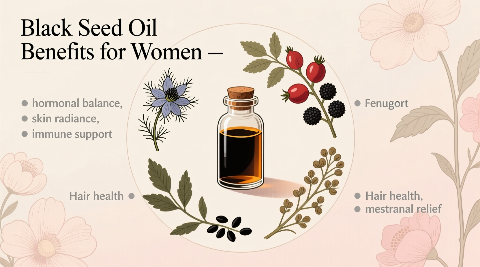 Black Seed Oil Benefits for Women: Evidence-Based Guide