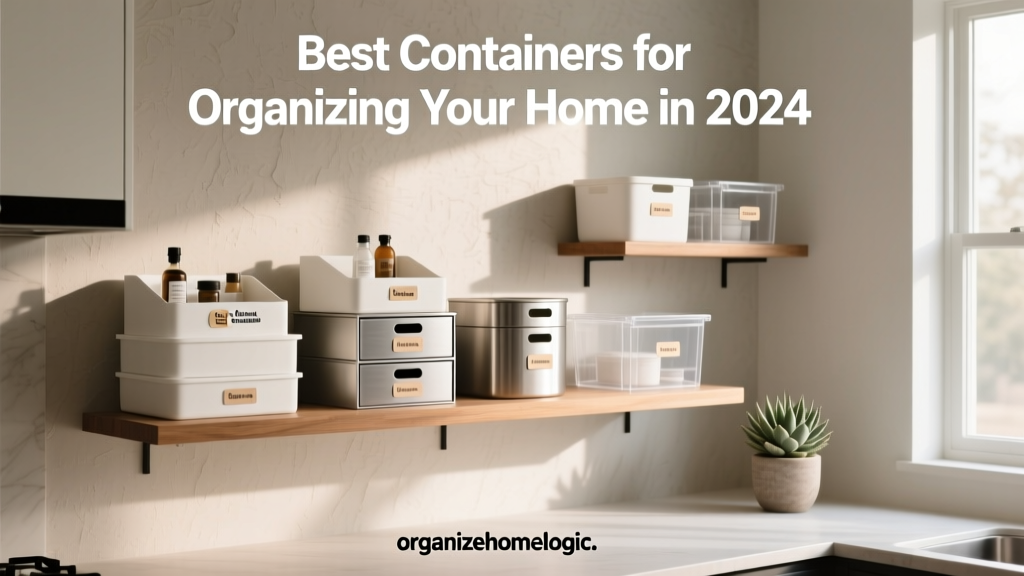 Best Containers for Organizing Your Home in 2024