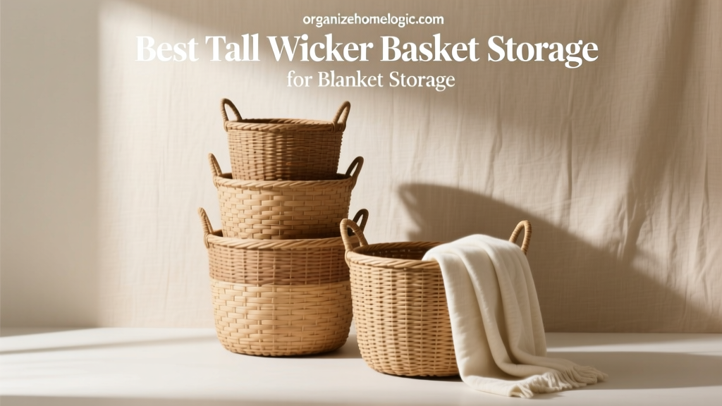 Best Tall Wicker Baskets for Blanket Storage