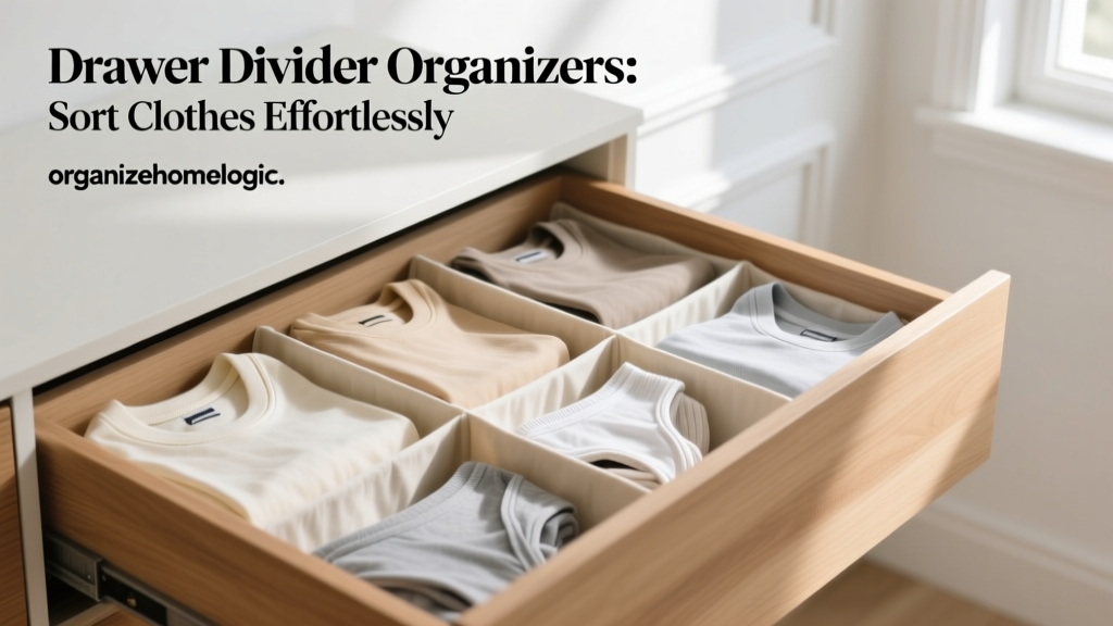 Drawer Divider Organizers: Sort Clothes Effortlessly