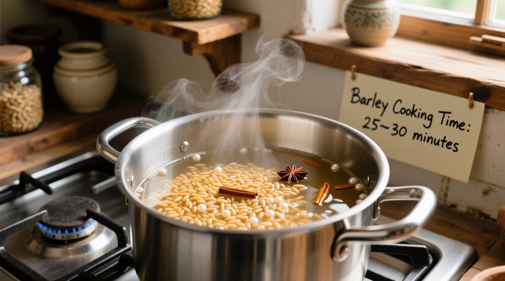 how long to cook barley
