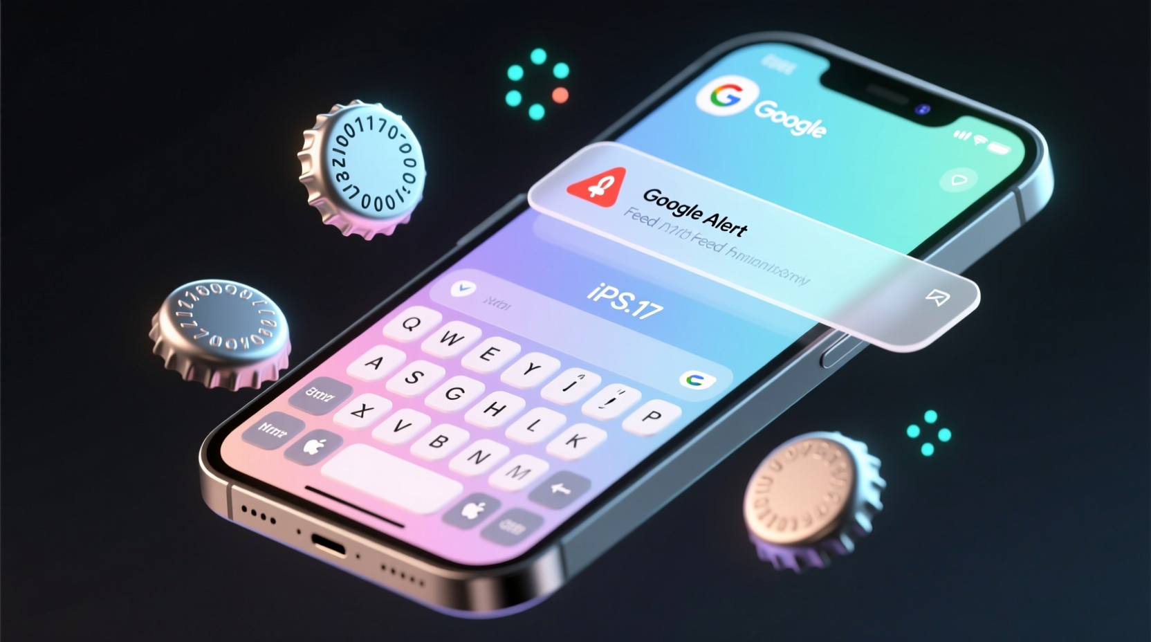 ios keyboards google alert feeds and bottle cap codes