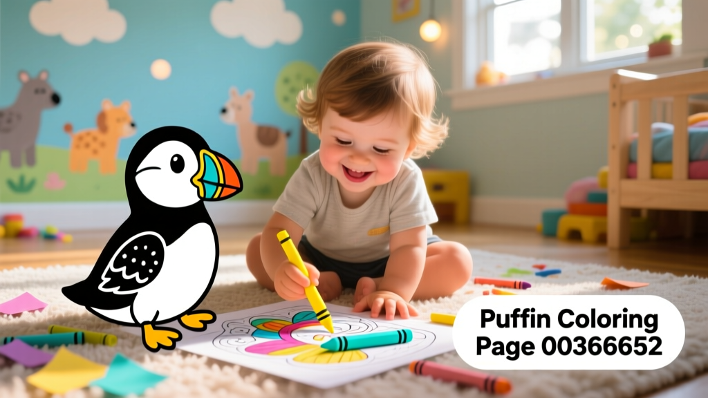 Puffin Coloring Pages_00366652: Developmental Benefits, Classroom Integration, and Evidence-Based Activity Design for Toddlers and Preschoolers