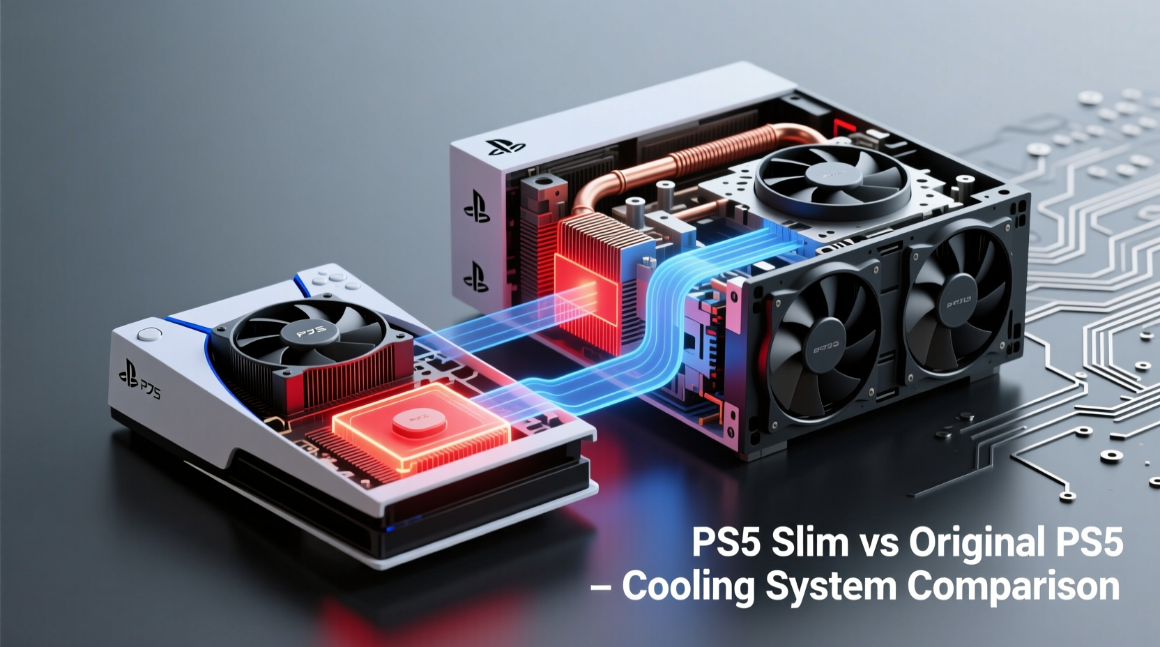 ps5 slim vs original ps5 disk version cooling differences explained