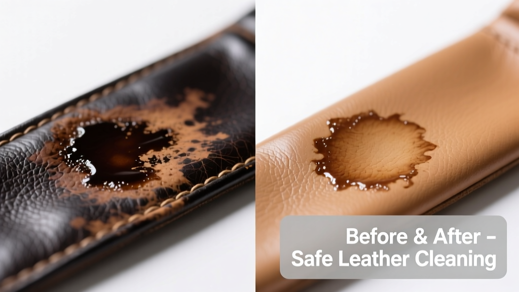 How to Remove Coffee Stains from Leather Safely