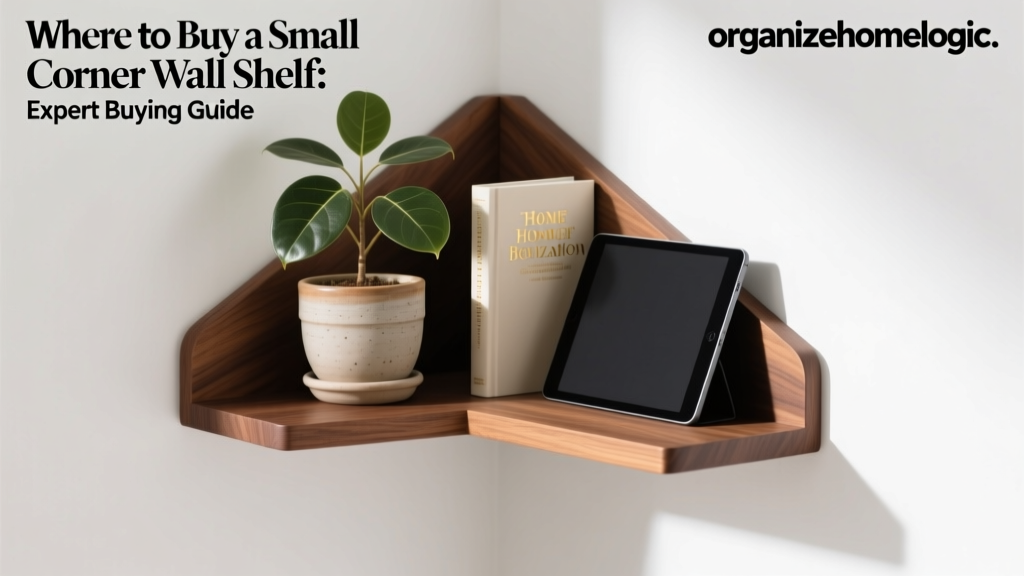 Where to Buy a Small Corner Wall Shelf: Expert Buying Guide