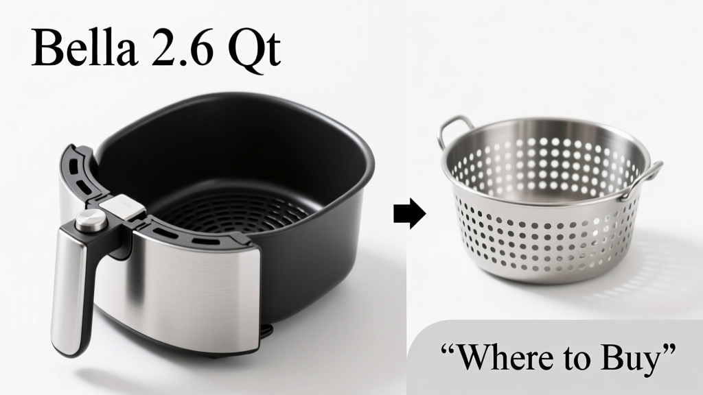Bella 2.6 Qt Air Fryer Replacement Basket Guide