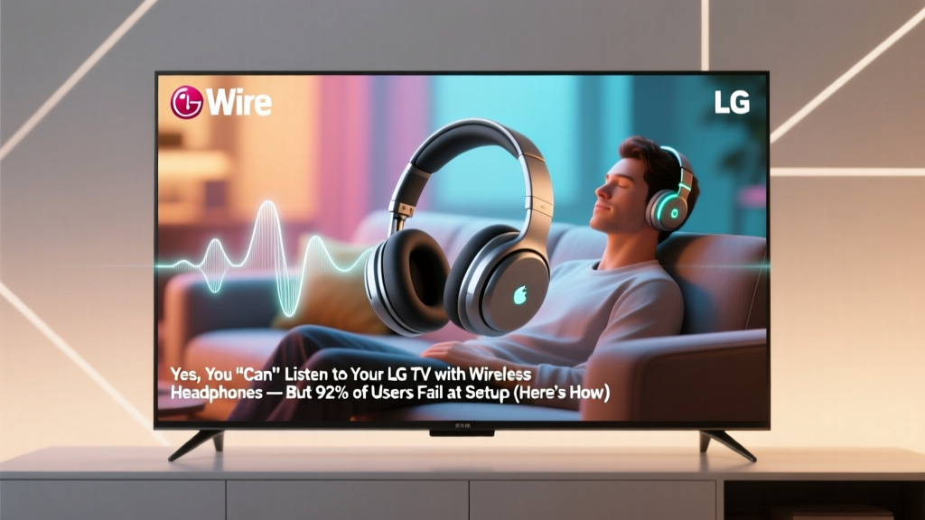 Can I Listen To My Lg Tv With Wireless Headphones (2026)