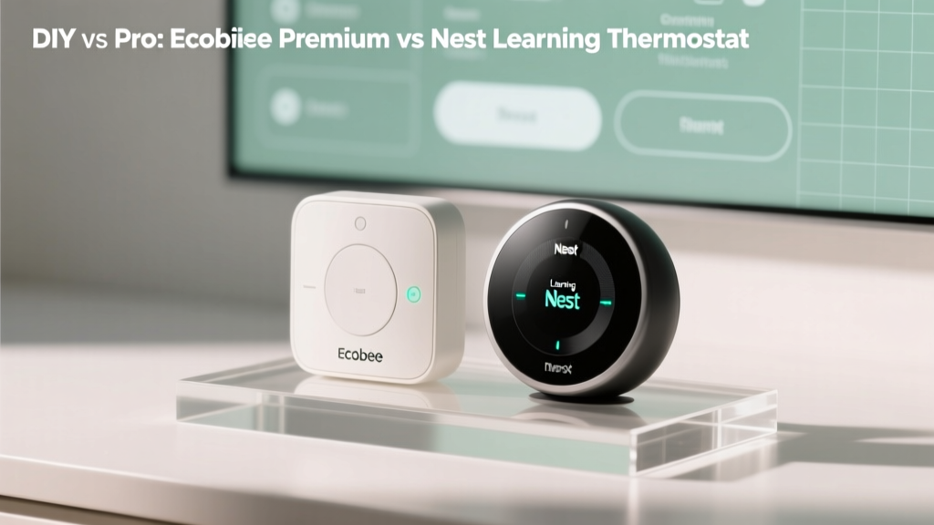 DIY vs Pro: Ecobee Premium vs Nest Learning Thermostat