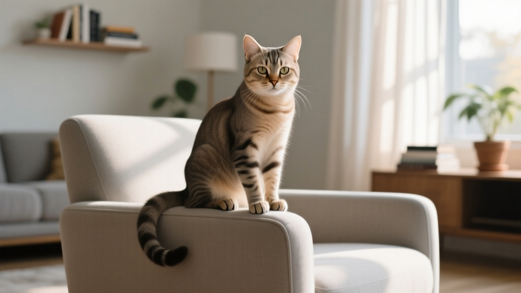 Why Cats Prefer Sitting on the Armrest Edge