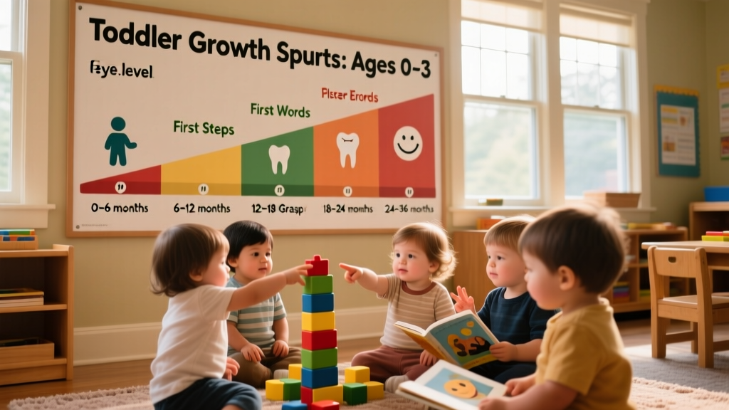 Toddler Growth Spurts: Recognizing Signs, Timing, and Evidence-Based Support Strategies (Ages 12–36 Months)