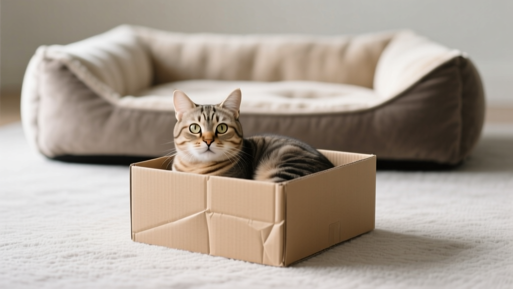Why Cats Prefer Cardboard Boxes Over Expensive Beds