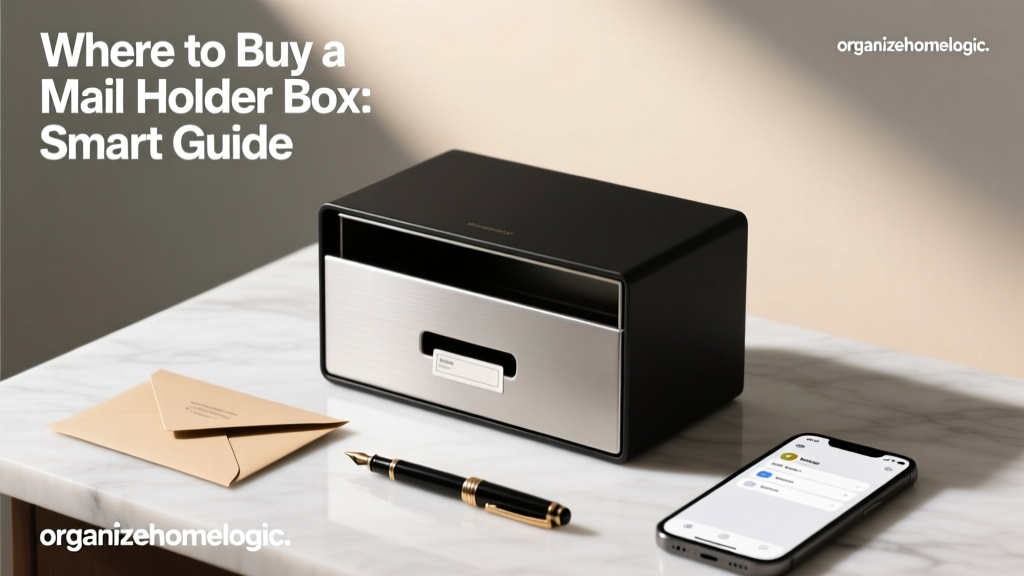 Where to Buy a Mail Holder Box: Smart Guide