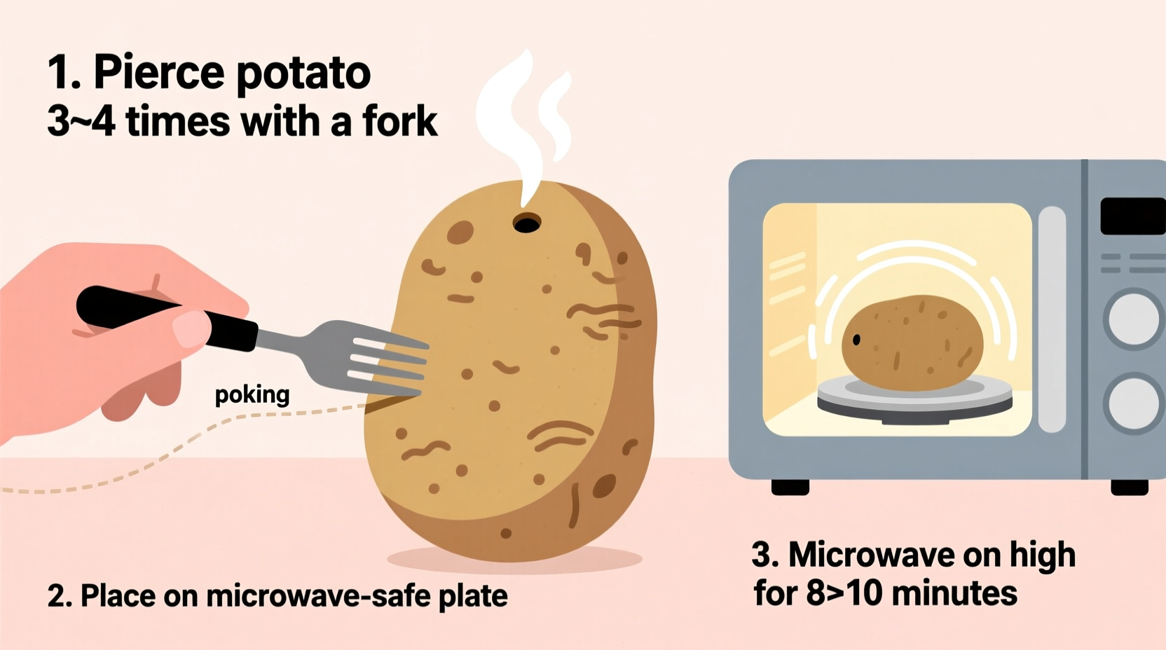 How to Microwave a Potato Perfectly in 5 Minutes