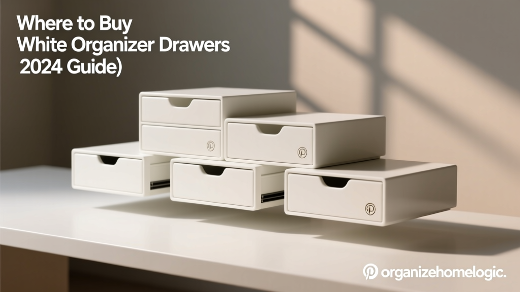 Where to Buy White Organizer Drawers (2024 Guide)