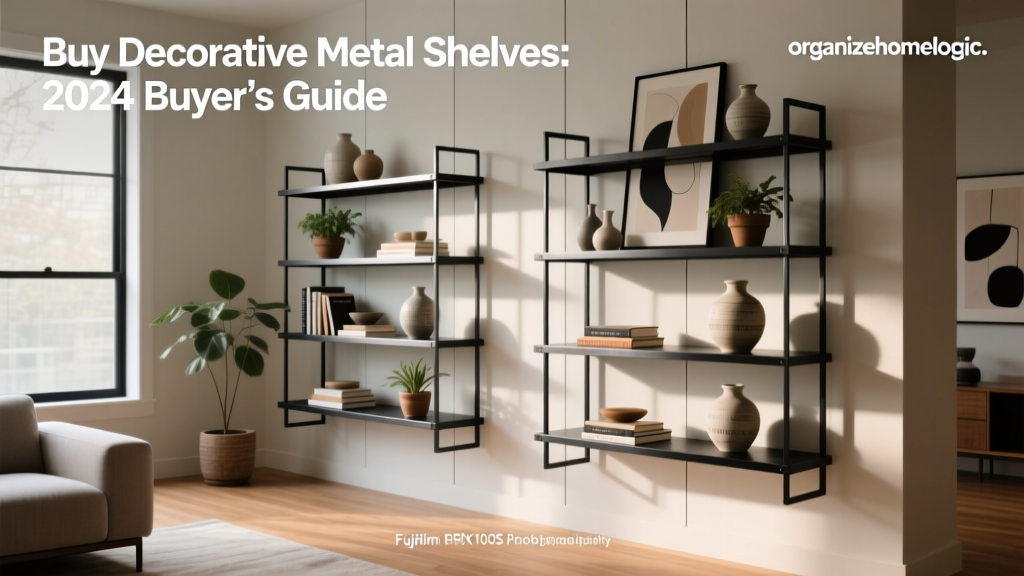 Buy Decorative Metal Shelves: 2024 Buyer's Guide