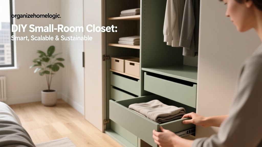DIY Small-Room Closet: Smart, Scalable & Sustainable