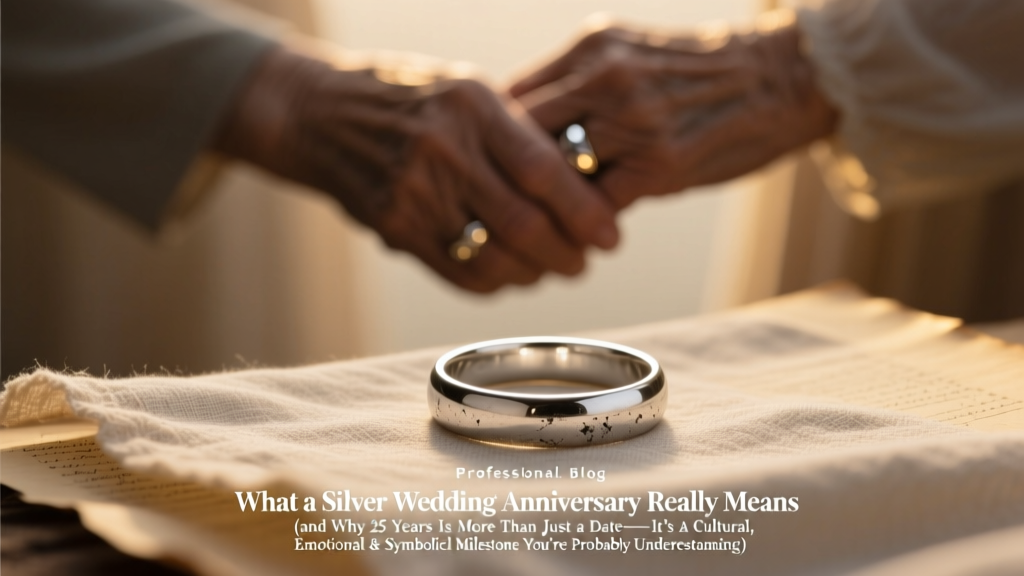 Silver Wedding Anniversary Meaning & Significance