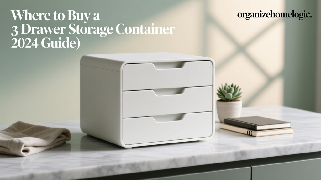 Where to Buy a 3 Drawer Storage Container (2024 Guide)