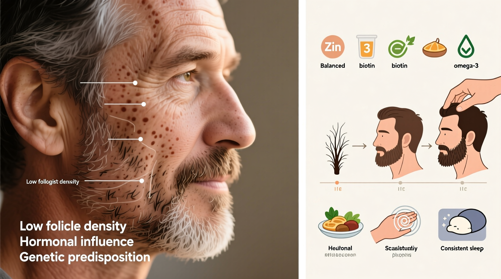 why does my beard grow patchy and how to encourage fuller coverage naturally